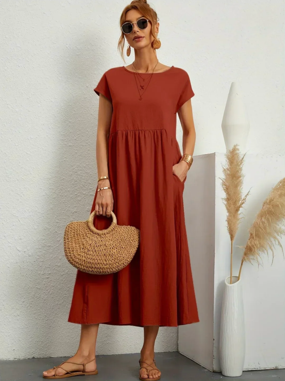 Linélia™ | Robe fluide intemporelle