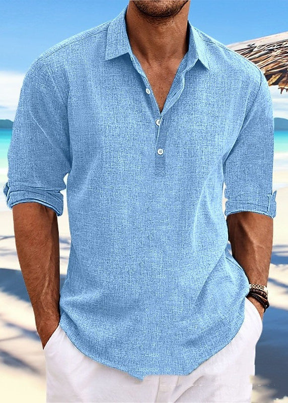 Adrien™ | Chemise en coton naturel à coupe décontractée