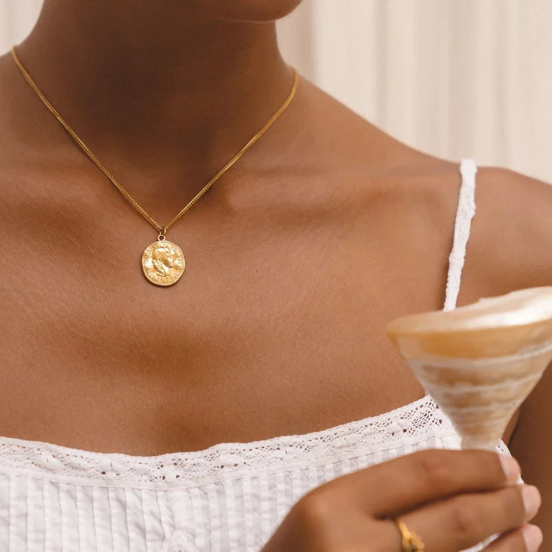Bérénicine™ | Collier Raffiné en Pièce Ancienne