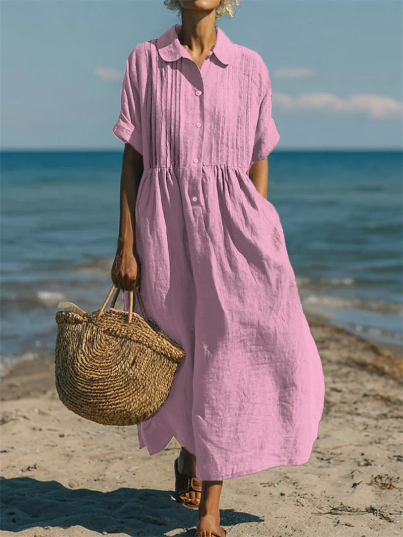 Zuria™ | Robe fluide en coton respirant