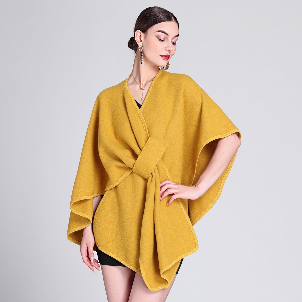 Cyrielle™ | Top Châle Élégance