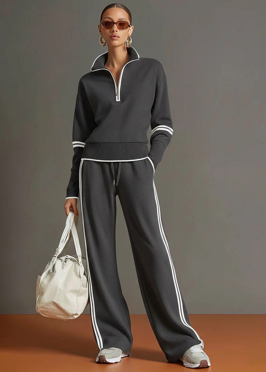 Apolline™ | Ensemble sporty chic rétro 2 pièces
