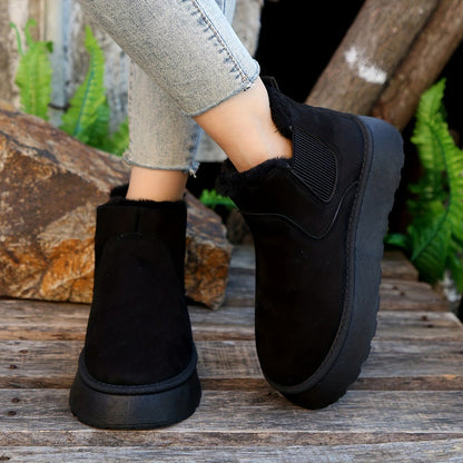 Gwendoline™ | Bottes d'Hiver Chaudes à Semelles Épaisses