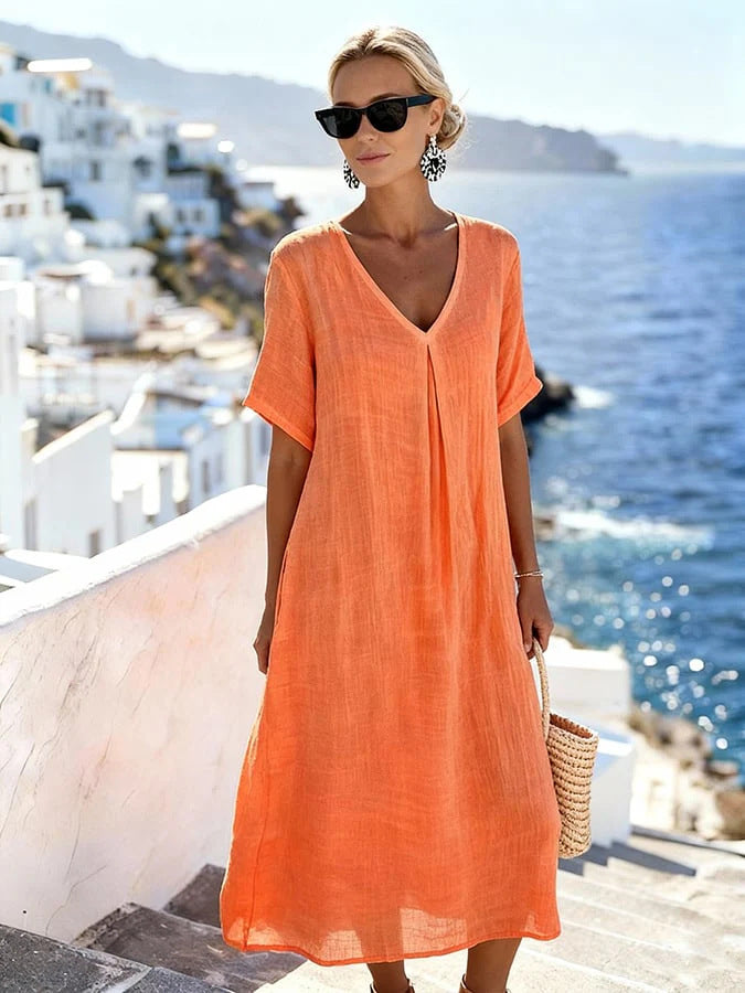 Célestine™ | Robe midi évasée
