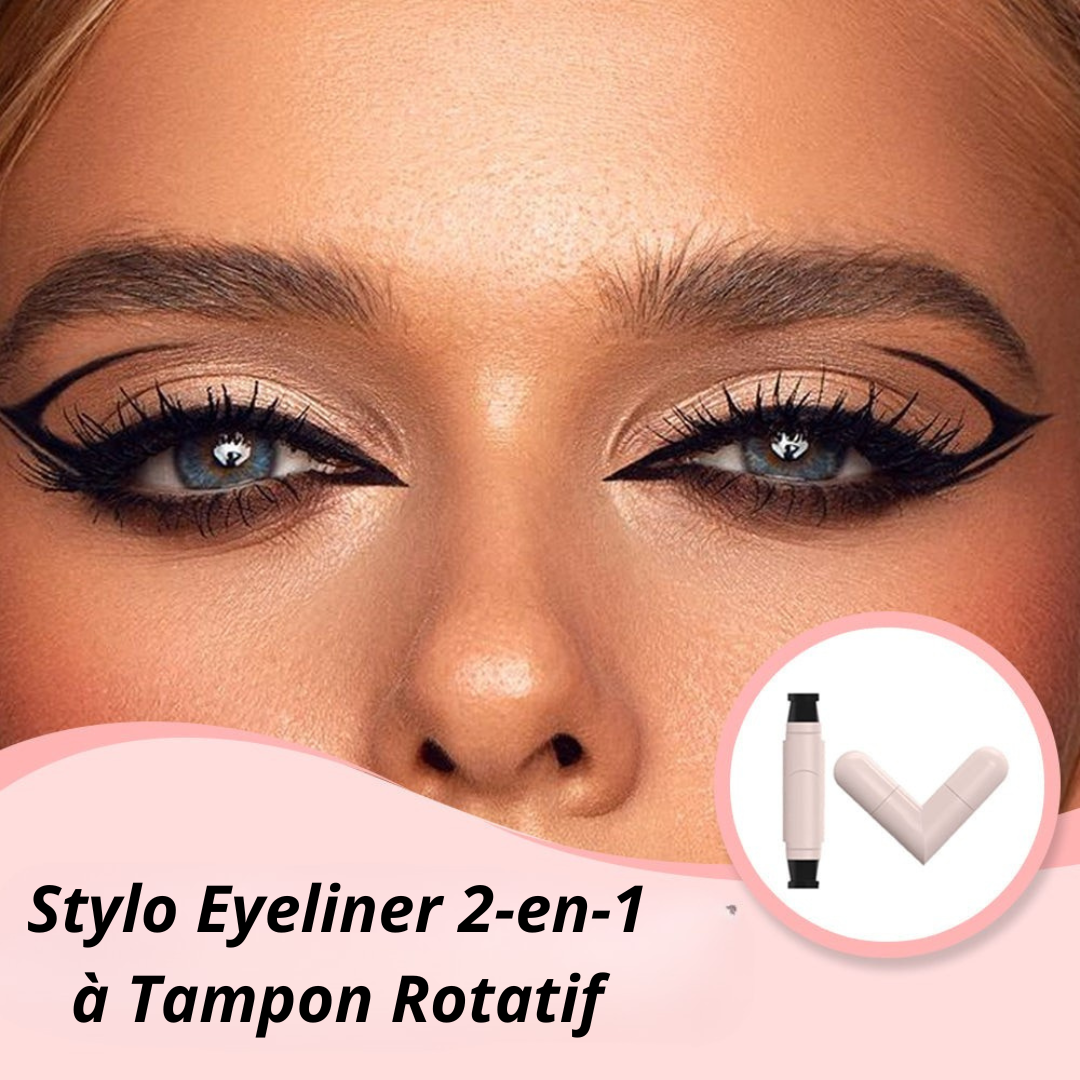 Delphine™ | Pièce Stylo tampon eyeliner rotatif