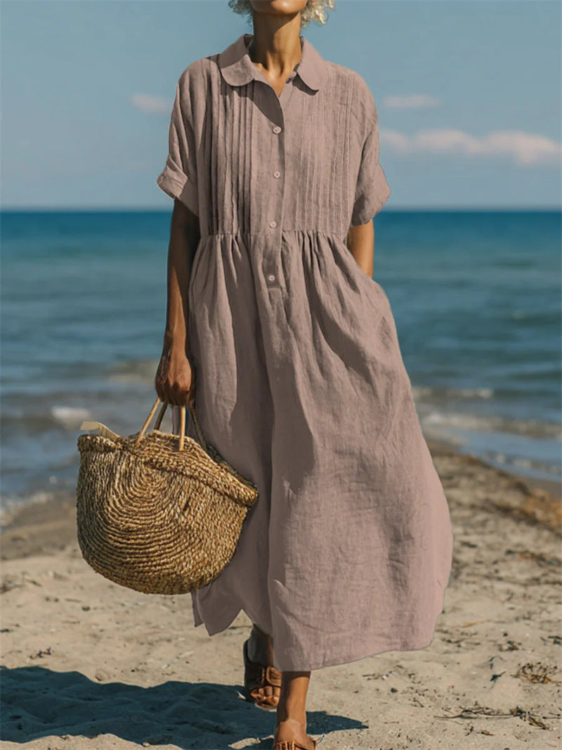 Zuria™ | Robe fluide en coton respirant