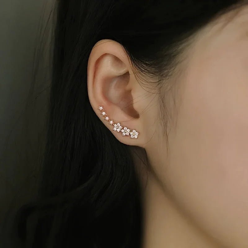 Écloria™ | Boucles d'oreilles en fleurs élégantes et intemporelles