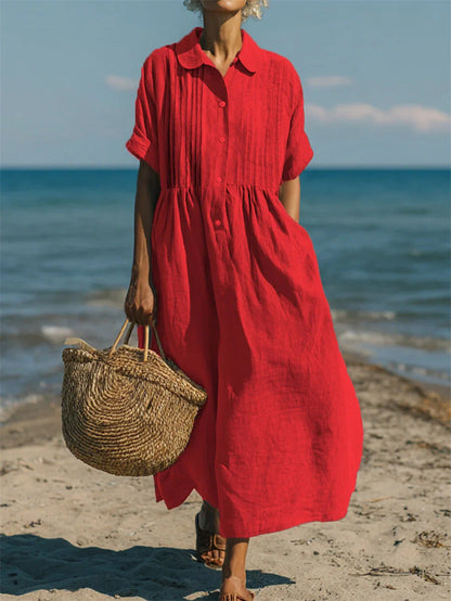 Zuria™ | Robe fluide en coton respirant