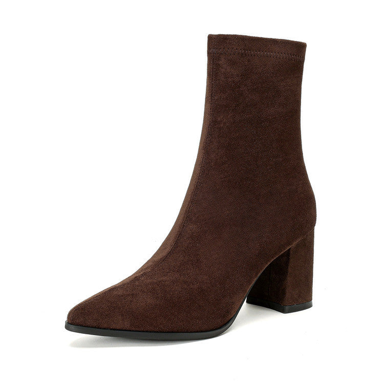 Lumina™ | Bottines Stretch à Talons