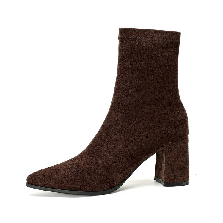 Lumina™ | Bottines Stretch à Talons