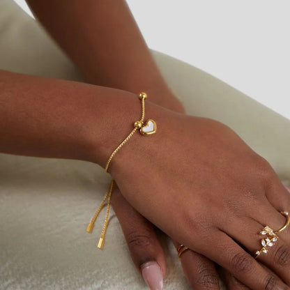 Ophélia™ | Bracelet Cœur Éternel, Élégance Intemporelle
