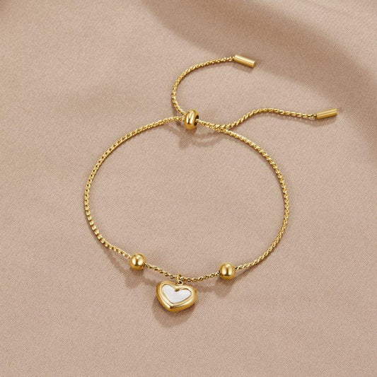 Ophélia™ | Bracelet Cœur Éternel, Élégance Intemporelle