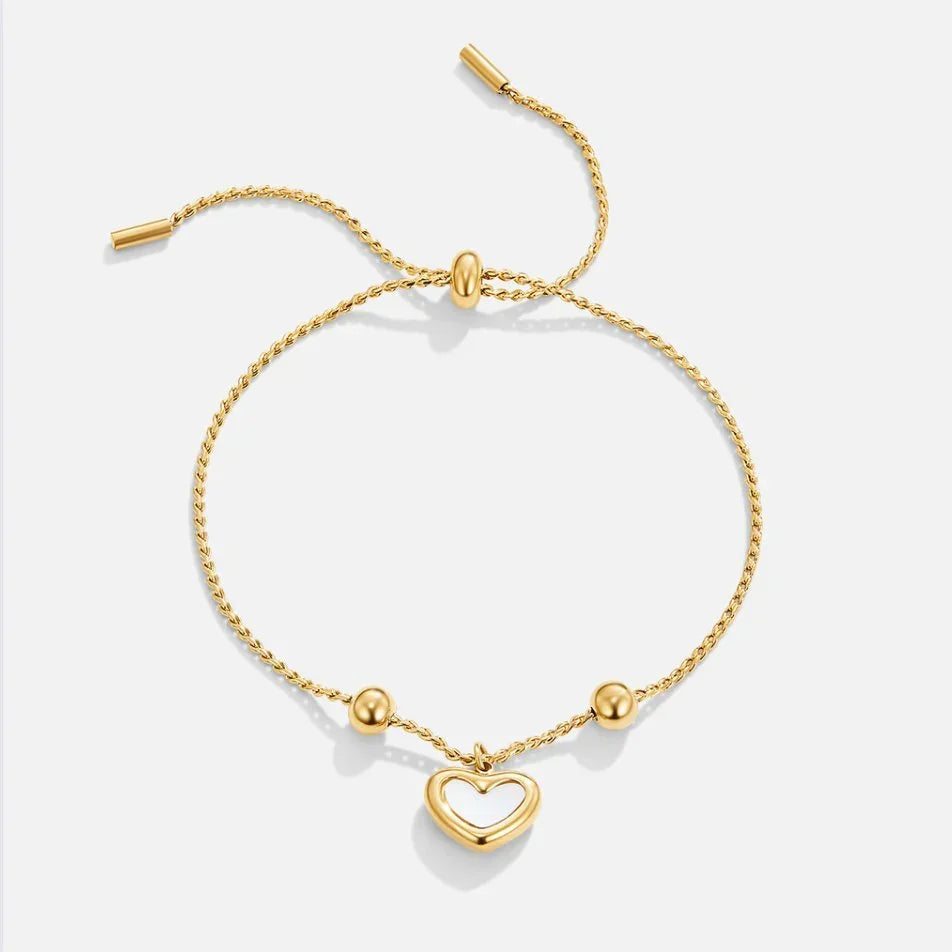Ophélia™ | Bracelet Cœur Éternel, Élégance Intemporelle