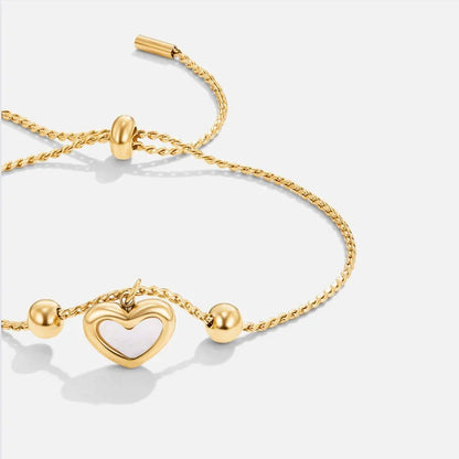Ophélia™ | Bracelet Cœur Éternel, Élégance Intemporelle