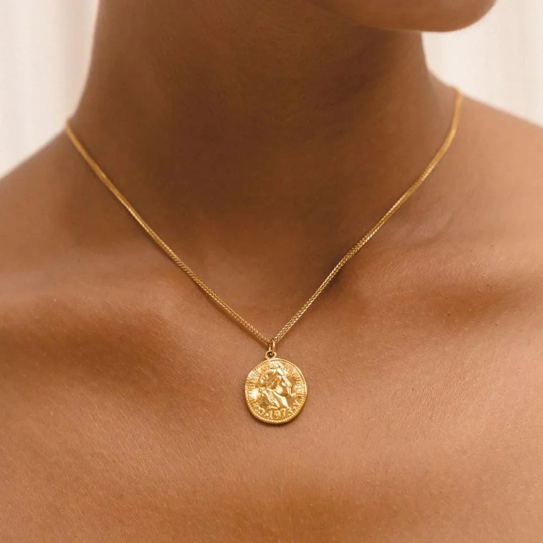 Bérénicine™ | Collier Raffiné en Pièce Ancienne