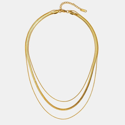 Esméia™ | Collier Multi Couches en Or Doré Élégant et Brillant pour un look tendance