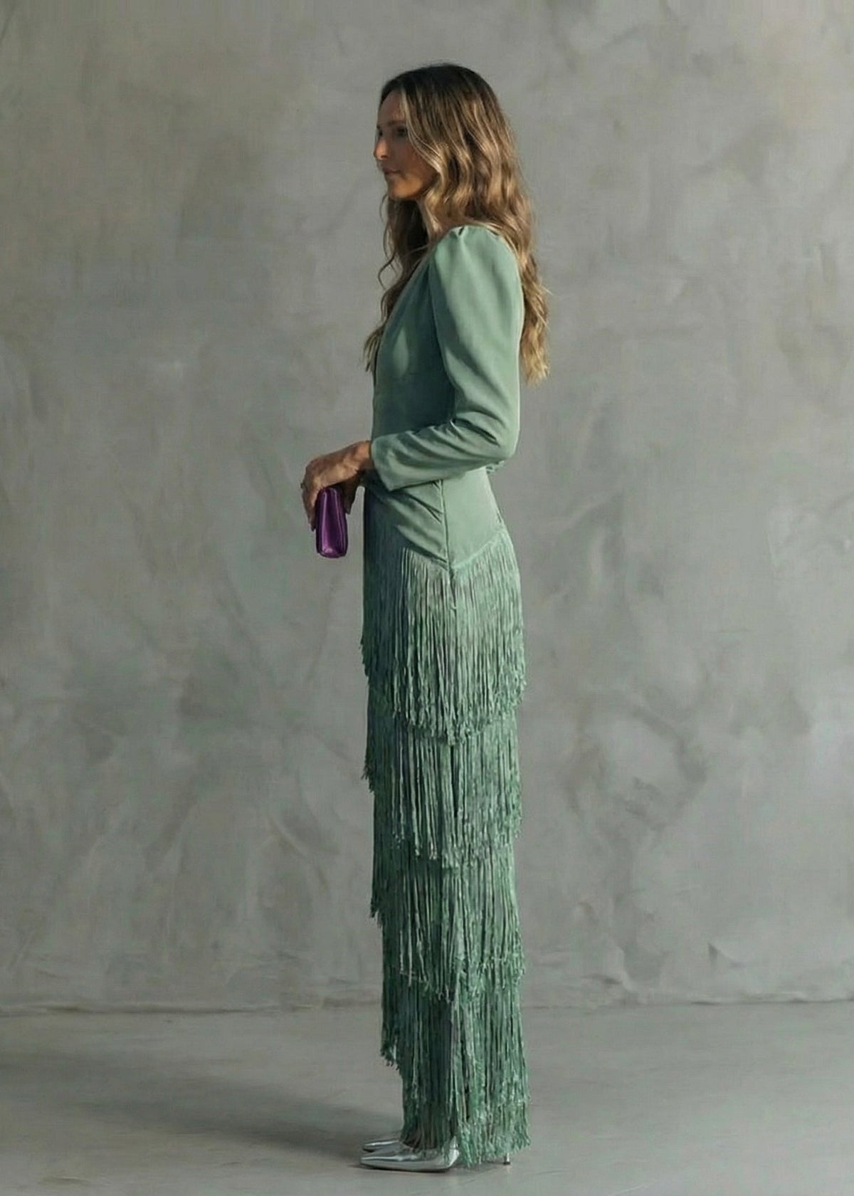Claria™ | Robe Élégante à Franges