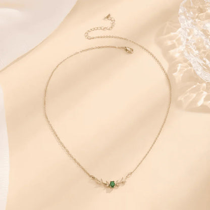 Émilia™ | Collier Émeraude Élégance et Éclat