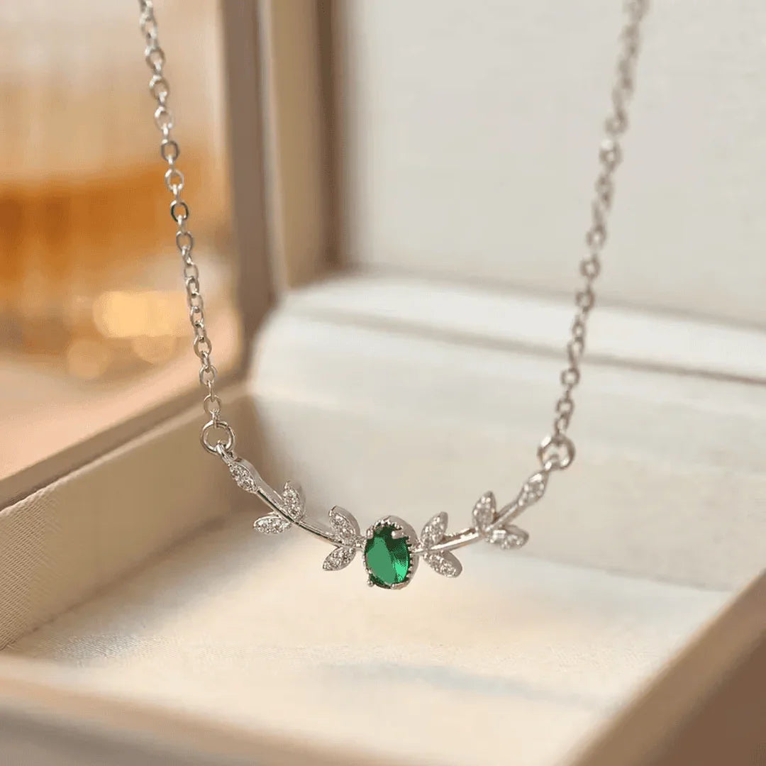 Émilia™ | Collier Émeraude Élégance et Éclat