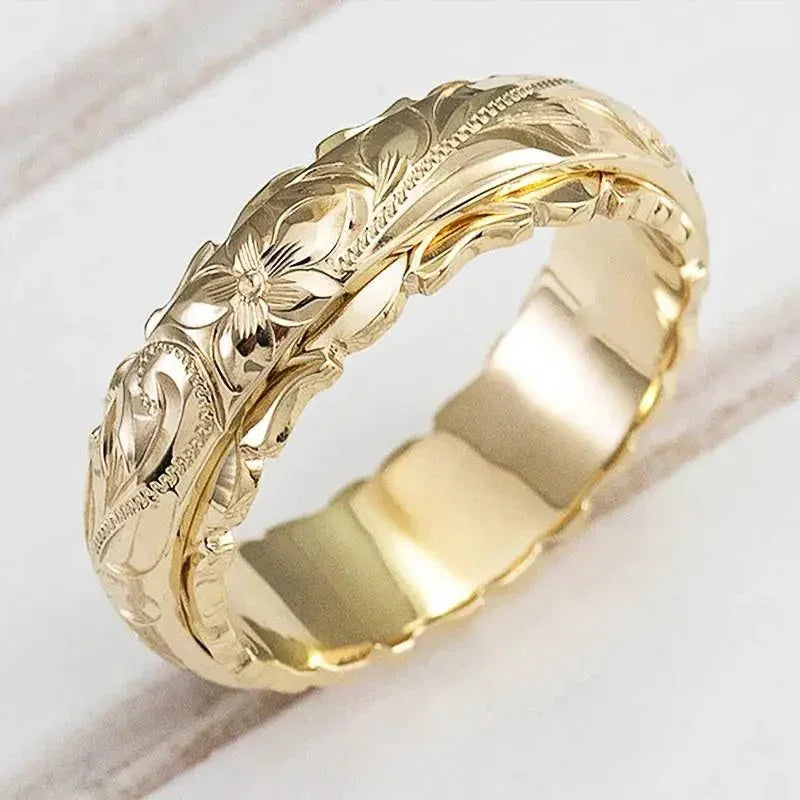 Milia™ | Bague en or ornée d'une fleur inspirée de l'Antiquité