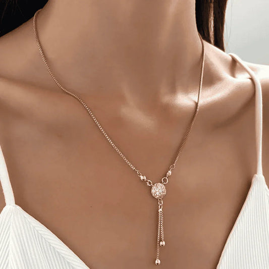 Rosalya™ | Collier Pendentif vintage en Or Élégance Dorée Intemporelle