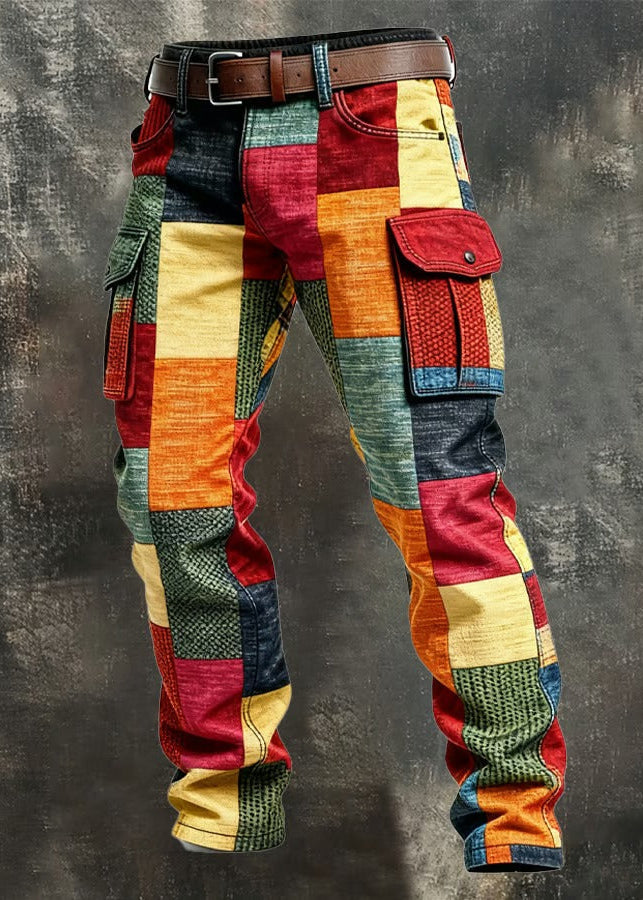 Rémi™ | Pantalon cargo patchwork