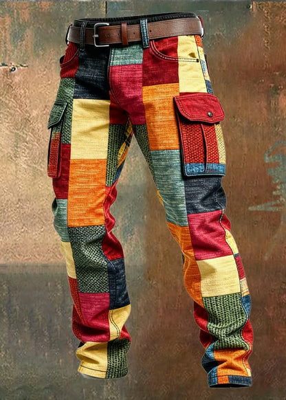 Rémi™ | Pantalon cargo patchwork