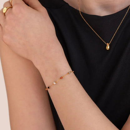 Éléonoria™ | Bracelet en pierre naturelle Élégance intemporelle