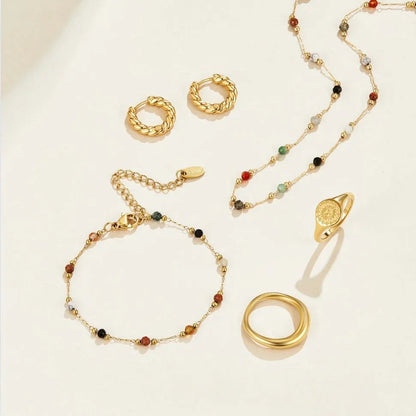 Éléonoria™ | Bracelet en pierre naturelle Élégance intemporelle