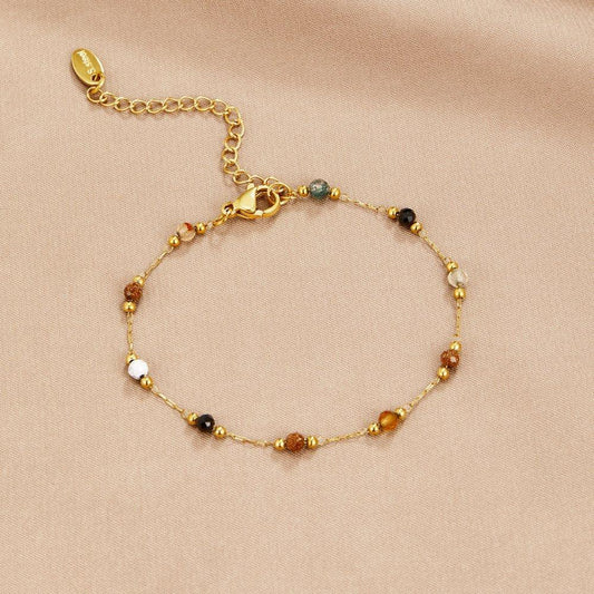 Éléonoria™ | Bracelet en pierre naturelle Élégance intemporelle