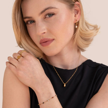 Éléonoria™ | Bracelet en pierre naturelle Élégance intemporelle
