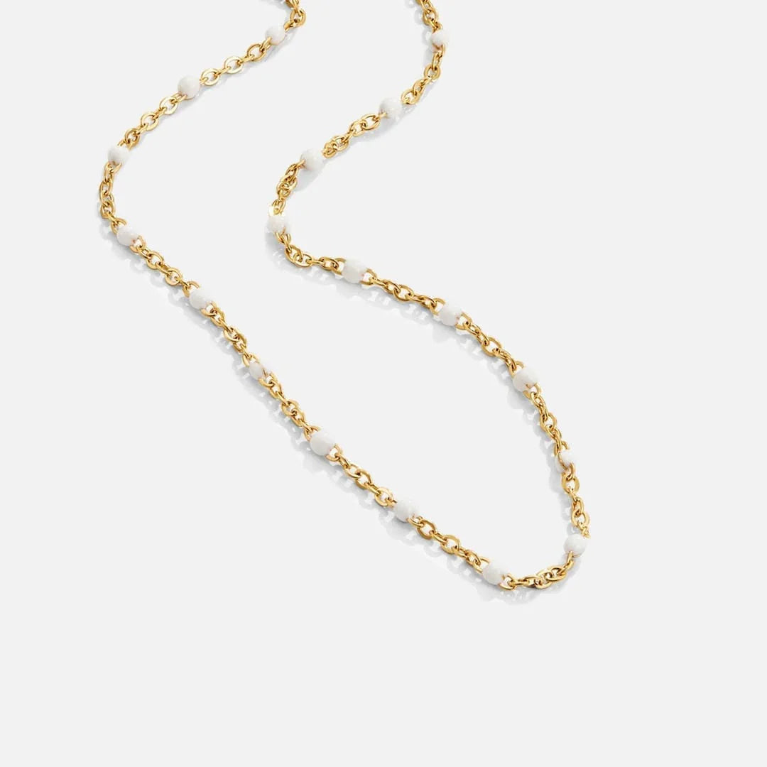 Solènia™ | Collier de Perles Blanches Éclatantes