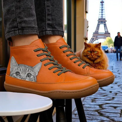 Isaure™ | Bottines Orthopédiques en Cuir