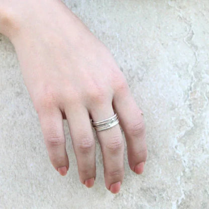 Shiane™ | Bague vintage en argent doré élégance intemporelle