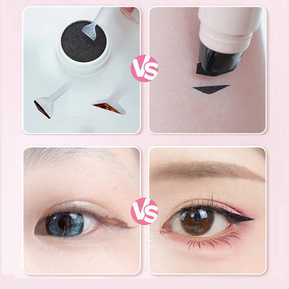 Delphine™ | Pièce Stylo tampon eyeliner rotatif