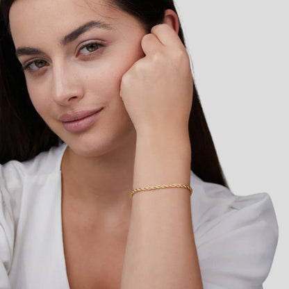 Sibyllia™ | Bracelet en Or Chic et Raffiné