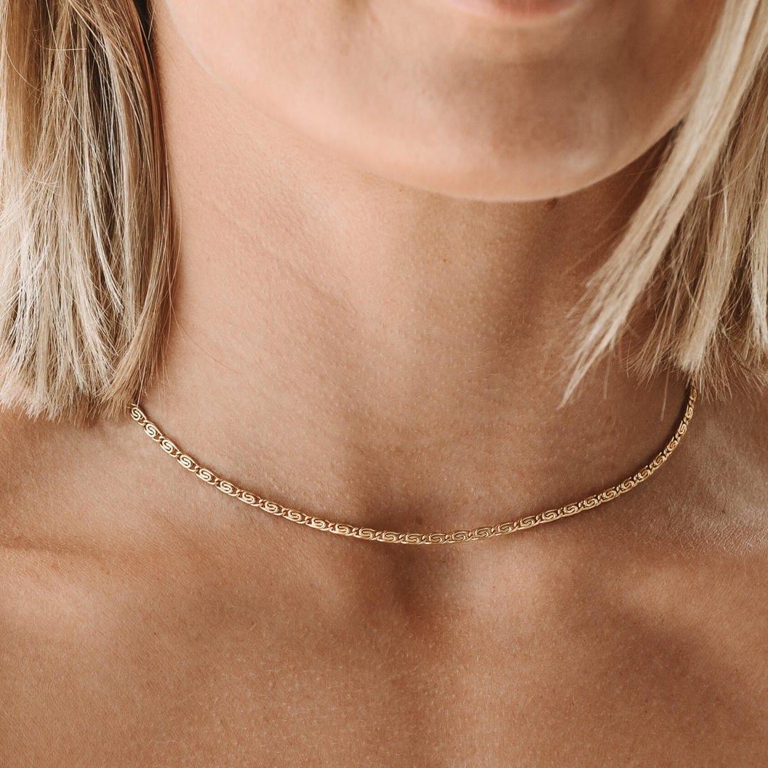Sidonia™ | Collier Choker en Or Luxe Élégance et Brillance