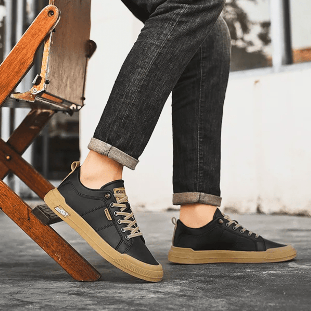 Marceau™ | Baskets en cuir
