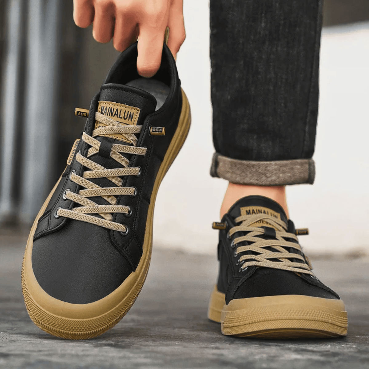 Marceau™ | Baskets en cuir
